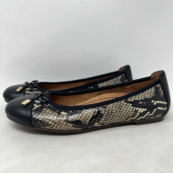 Vionic Minna Boa Ballet Flats Women's Size 8.5 M Animal Print - Picture 2 of 12